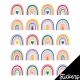 Oh Happy Day Rainbows Stickers