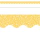 Composition Yellow Scalloped Border