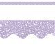 Composition Purple Scalloped Border