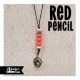 Red Pencil Beaded Lanyard