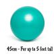 Teal Green 45cm No-Roll, Weighted Balance Ball