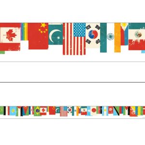 All Are Welcome Flags Border