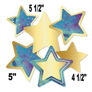 Galaxy Stars Assorted Cut-Outs