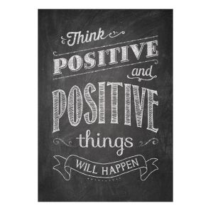 Think Positive Inspire U Poster