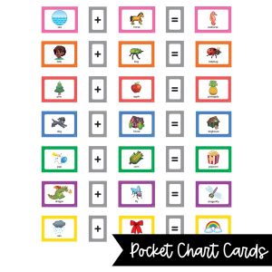 Slate Blue Pocket Chart-10 Pocket