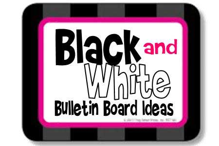 Black & White Bulletin Boards